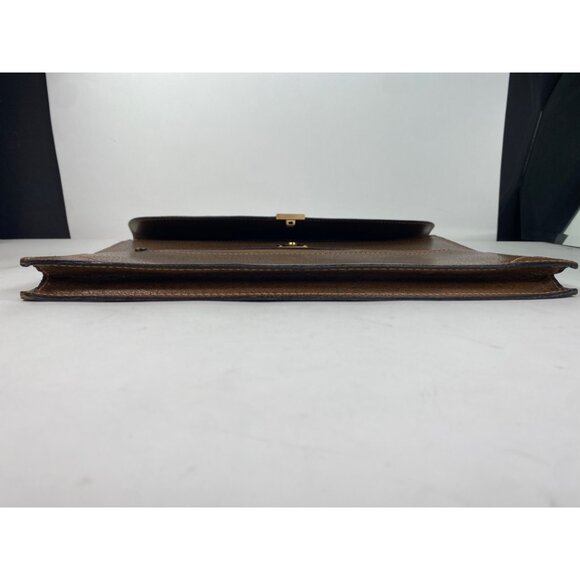 Vintage 70's Gucci Brown Locking Portfolio - Picture 9 of 12